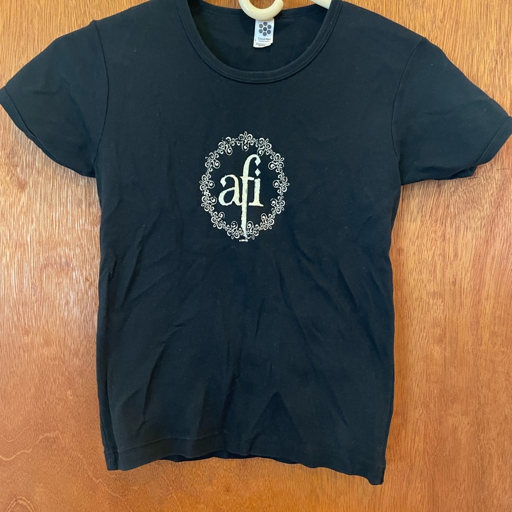Cute vintage black AFI women’s t-shirt